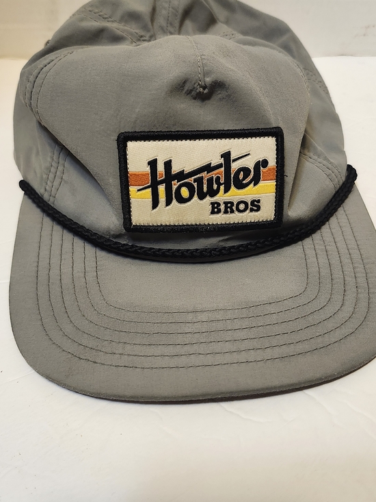 Howler Brothers Other - Howler Brothers Gray Cap with Orange-Yellow Patch and Black Rope